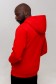 Красная толстовка на молнии мужская с капюшоном классическая   Магазин Толстовок Мужские толстовки на молнии модель Классика