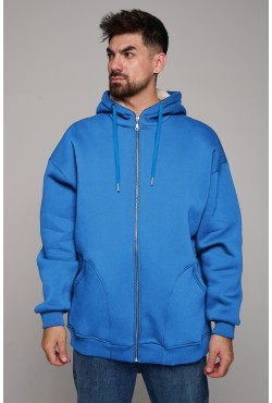 Зип-Худи Оверсайз бирюзовая (унисекс)