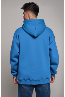 Зип-Худи Оверсайз бирюзовая (унисекс)