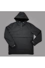 Куртка анорак мужская (unisex) водонепроницаемая из ткани softshell черная Snowboard anorak softshell black man XS-44-Unisex-(Мужской) Куртка анорак мужская (unisex) водонепроницаемая из ткани softshell черная