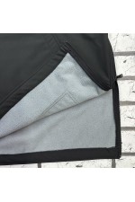Мужская худи с короткой молнией 1/3 Куртка анорак мужская (unisex) водонепроницаемая из ткани softshell черная Магазин Толстовок Мужская худи с короткой молнией 1/3