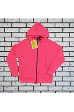 Худи неоновая на молнии кислотного цвета НЕОН РОЗОВЫЙ летняя женская    Магазин Толстовок Кислотные худи NEON на молнии