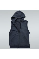  Vest zip graphite man XS-44-Unisex-(Мужской)    Мужской графитовый жилет на молнии 
