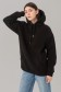  Black color hoodie OVERSIZE unisex XXXL-56-Unisex-(Женский)    Черная толстовка Худи Оверсайз женская (унисекс) 