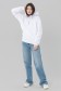 Женская худи с капюшоном премиум Белая 340гр/м.кв   Магазин Толстовок Premium Hoodie Woman