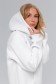 Женская худи с капюшоном премиум Белая 340гр/м.кв   Магазин Толстовок Premium Hoodie Woman