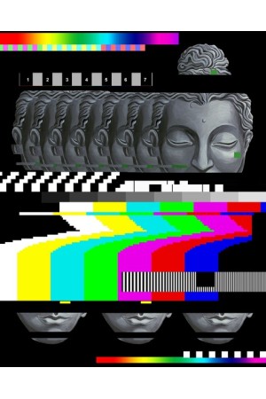 Принт "Budda-8bit"