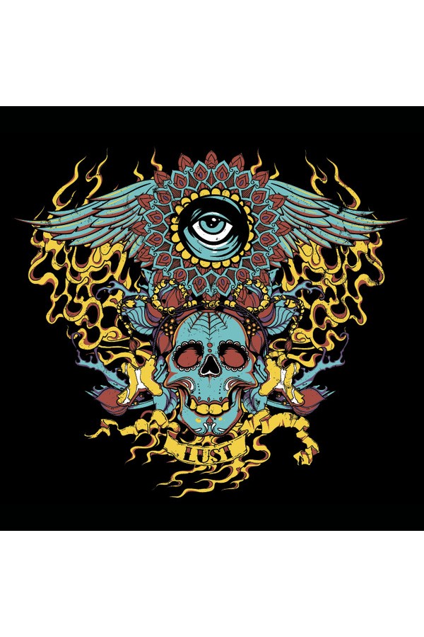 Принт Trid-Eye-Skull