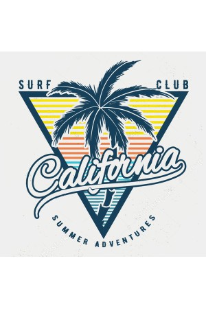 Принт California