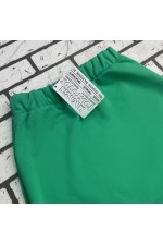 Юбка из футера длинная с разрезом однотонная цвет аквамарин   Магазин Толстовок Юбки из футера