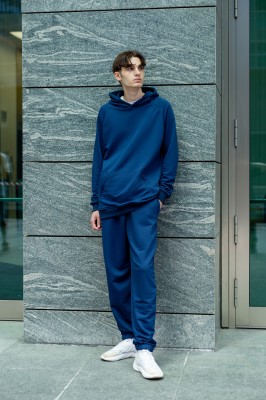 Костюм демисезонный мужской на весну осень из премиального футера 3-х петельный оптом от производителя