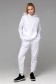 Летний женский спортивный костюм белый: худи с рукавом оверсайз и брюки джоггеры   Магазин Толстовок Летние костюмы: тонкая худи и джоггеры ЖЕНСКИЕ