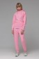  Женский спорткостюм: розовый худи и розовые брюки S-40-42-Woman-(Женский)    Женский розовый спортивный костюм на лето: Розовое худи и розовые джоггеры 