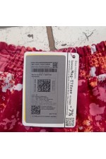 Летний яркий костюм: футболка оверсайз и шорты с высокой талией с принтом акварель   Магазин Толстовок Летний костюм: футболка оверсайз и шорты