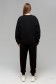 Черный спортивный костюм женский утепленный свитшот и джоггеры   Магазин Толстовок Спортивный костюм: свитшот и спортивные брюки 