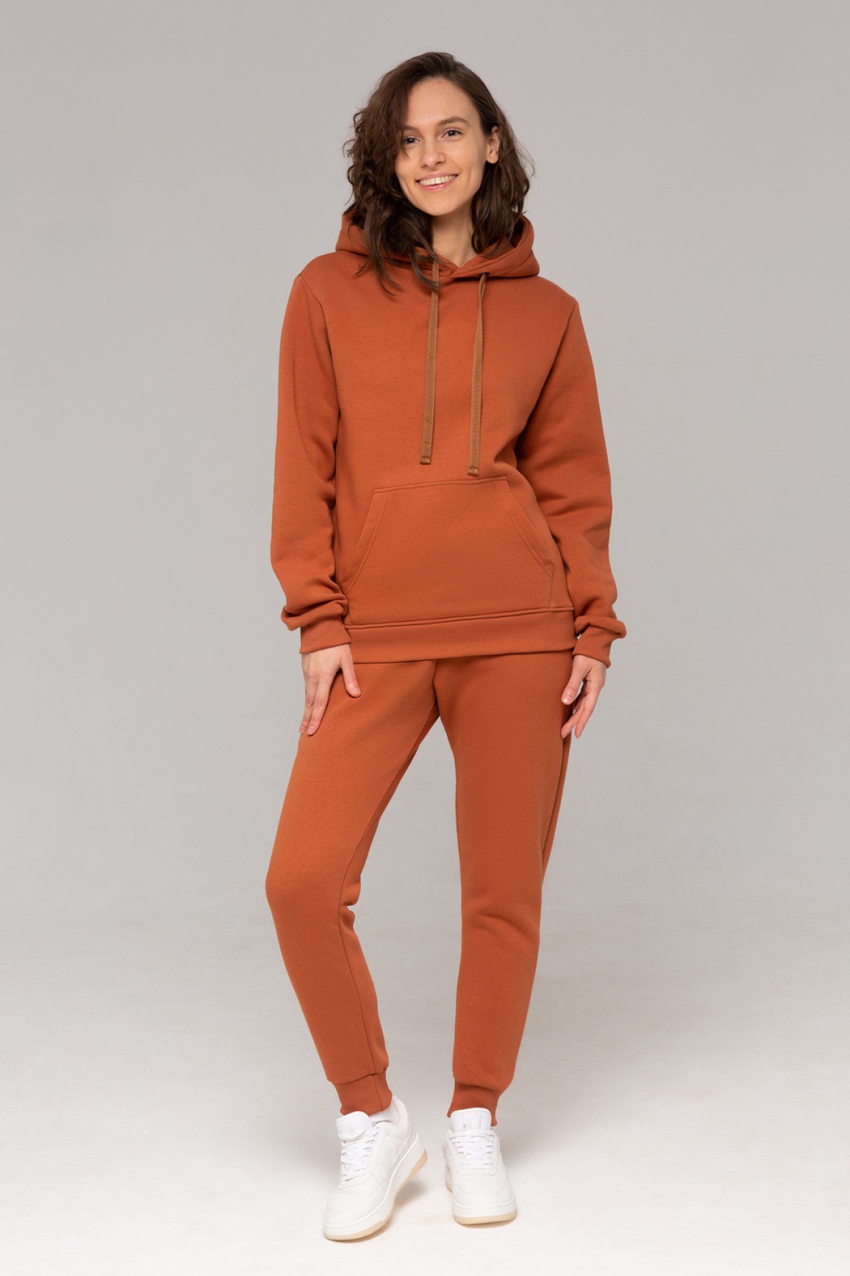 Premium sport suit Terracotta color  - Спортивный костюм Кемел цвет Терракотовый — фото 2