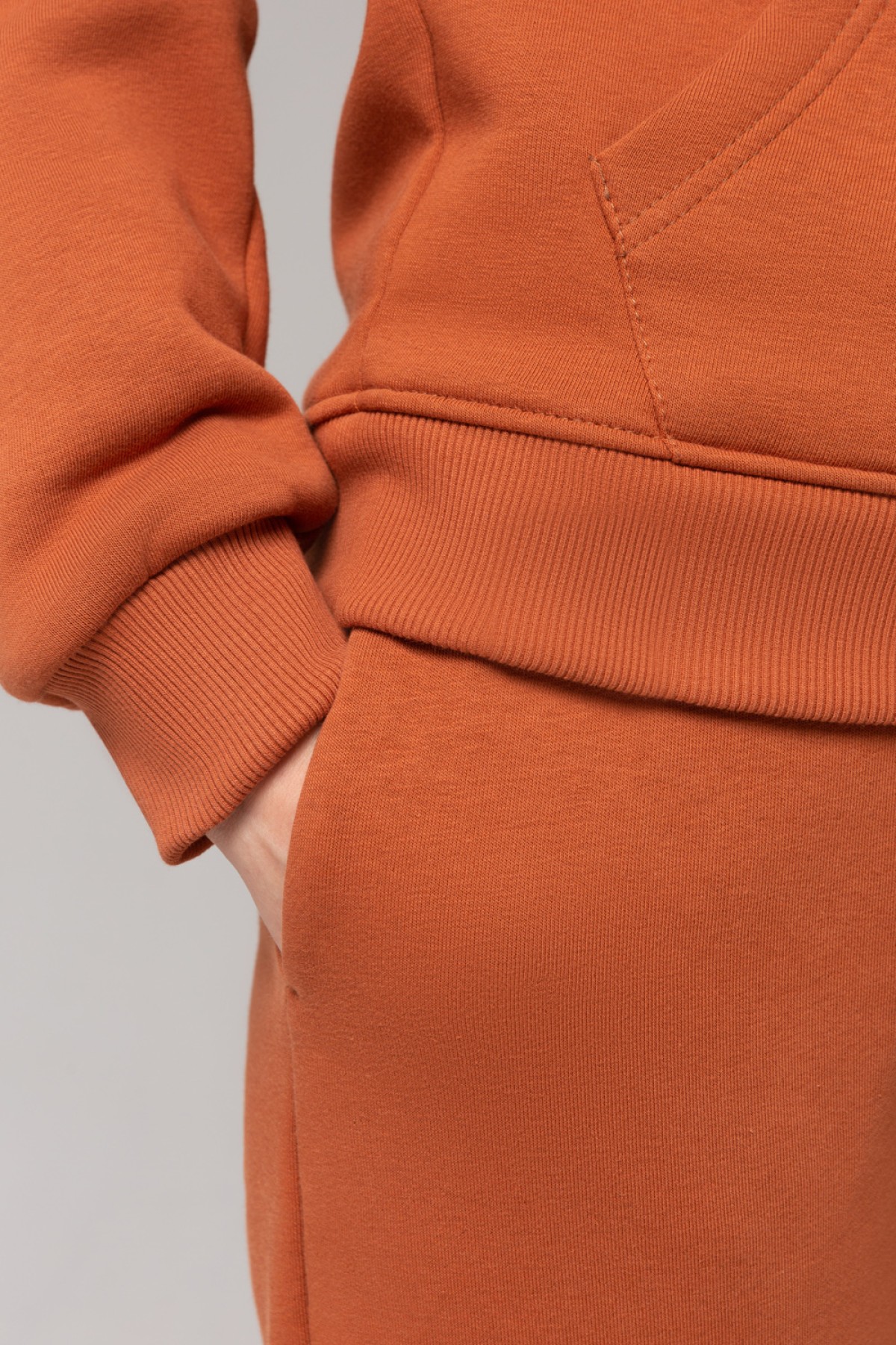 Premium sport suit Terracotta color  - Спортивный костюм Кемел цвет Терракотовый — фото 5