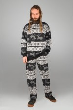   Jogging suit OVERSIZE deer print Sweatshirt 6XL-62-Unisex-(Мужской)    Мужской спортивный костюм оверсайз утепленный: свитшот и брюки с принтом олени 