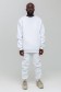   Jogging suit OVERSIZE White Sweatshirt XS-44-Unisex-(Мужской)    Белый мужской спортивный костюм оверсайз утепленный: свитшот и брюки 