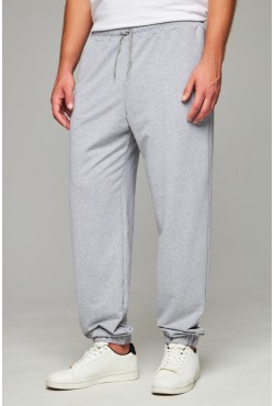 Серые мужские спортивные брюки трикотажные на лето Серые мужские спортивные брюки трикотажные на лето