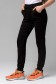  Черные женские спортивные штаны без начеса S-40-42-Woman-(Женский)    Черные женские спортивные брюки трикотажные на лето 