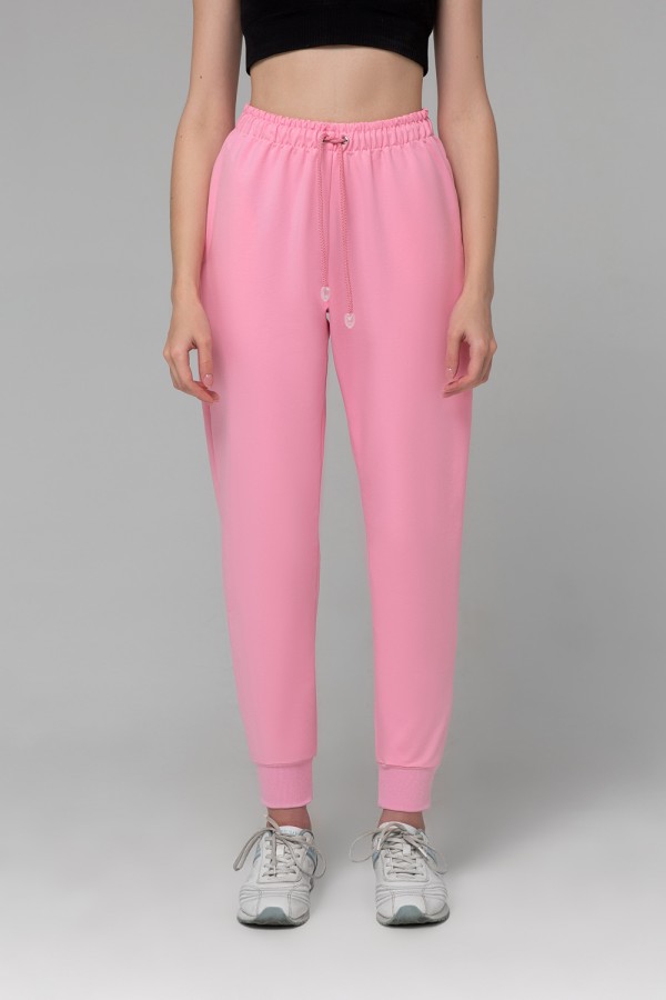  jogger lite pink XL-46-48-Woman-(Женский)    Джоггеры розовые летние женские 