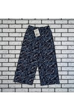 Брюки кюлоты женские с принтом темный мрамор   Магазин Толстовок Кюлоты летние 240 гр/м