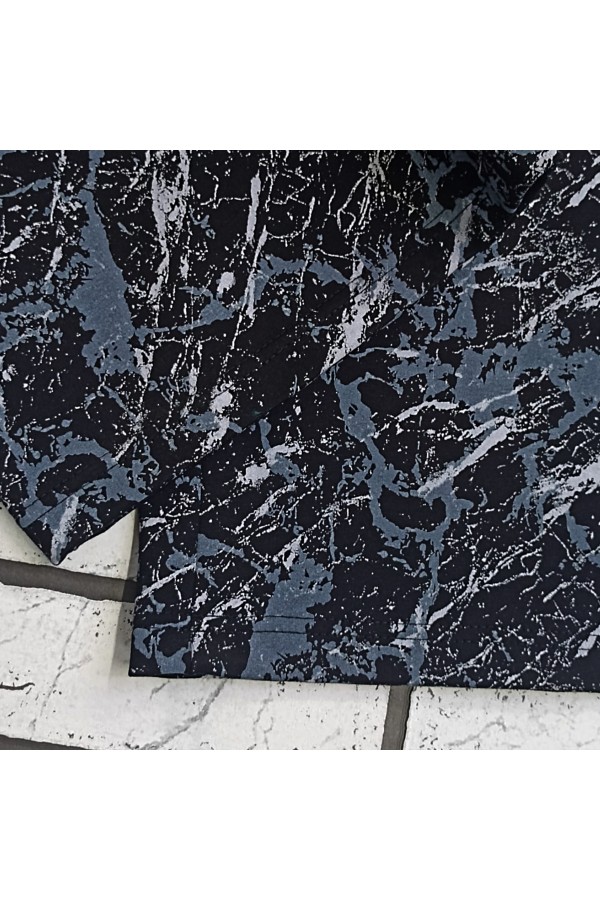 Брюки кюлоты женские с принтом темный мрамор   Магазин Толстовок Кюлоты летние 240 гр/м