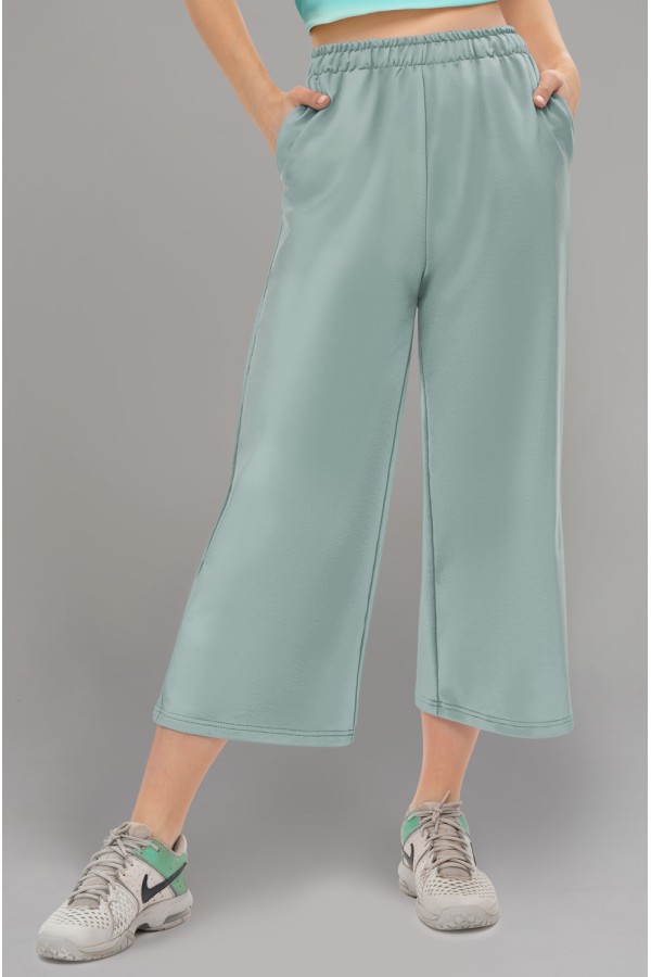  Culottes niagara summer S-40-42-Woman-(Женский)    Брюки кюлоты голубые Ниагара женские 
