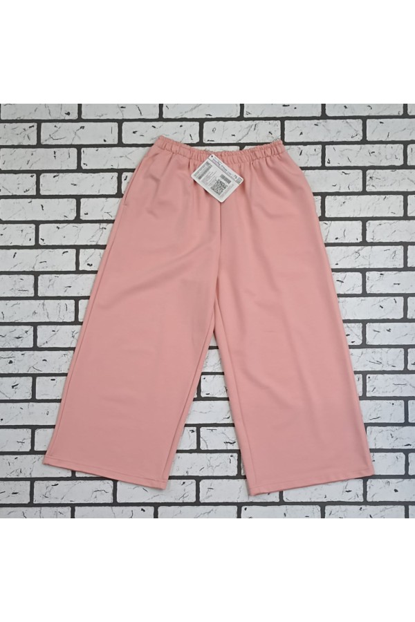 Брюки кюлоты персиковые женские   Магазин Толстовок Кюлоты летние 240 гр/м