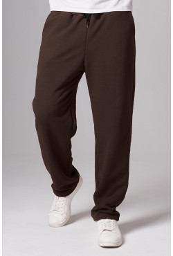 Мужские спортивные брюки коричневые демисезонные 320 гр/м