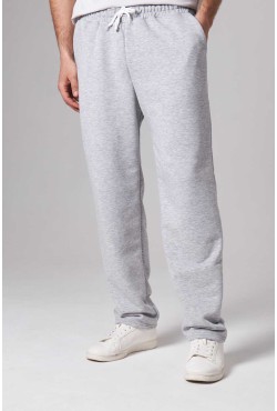 Мужские плотные спортивные брюки демисезонные basic цвет серый меланж