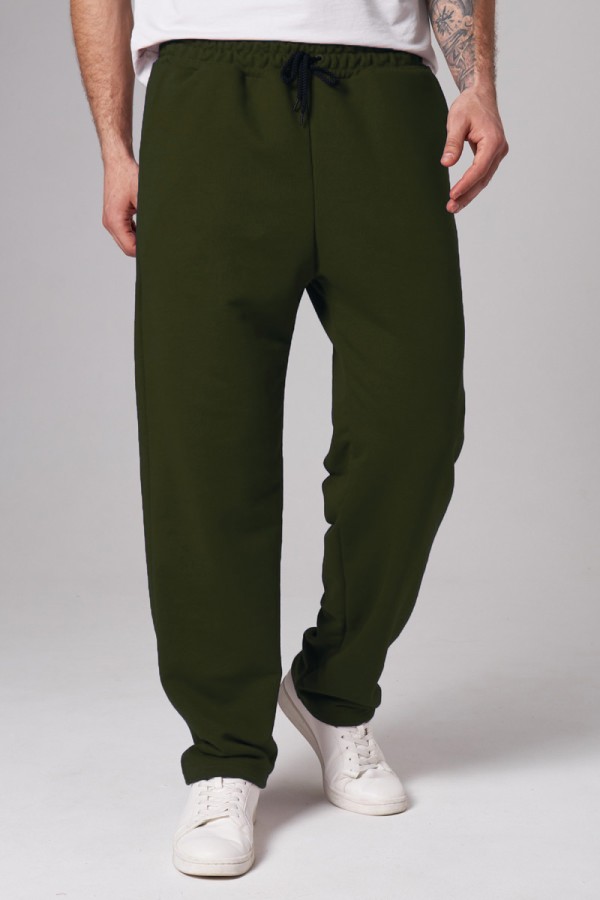  Premium Sports Pants khaki man dg basic XS-44-Unisex-(Мужской)    Мужские плотные спортивные брюки демисезонные basic цвет хаки 