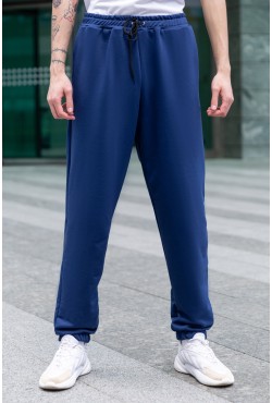 Мужские спортивные брюки синие демисезонные 320 гр/м