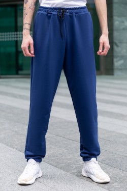 Мужские спортивные брюки синие демисезонные 320 гр/м