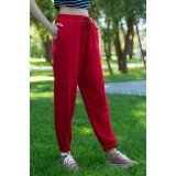 Женские спортивные брюки демисезонные красные
