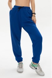 Женские спортивные брюки демисезонные ярко-синие (василек)