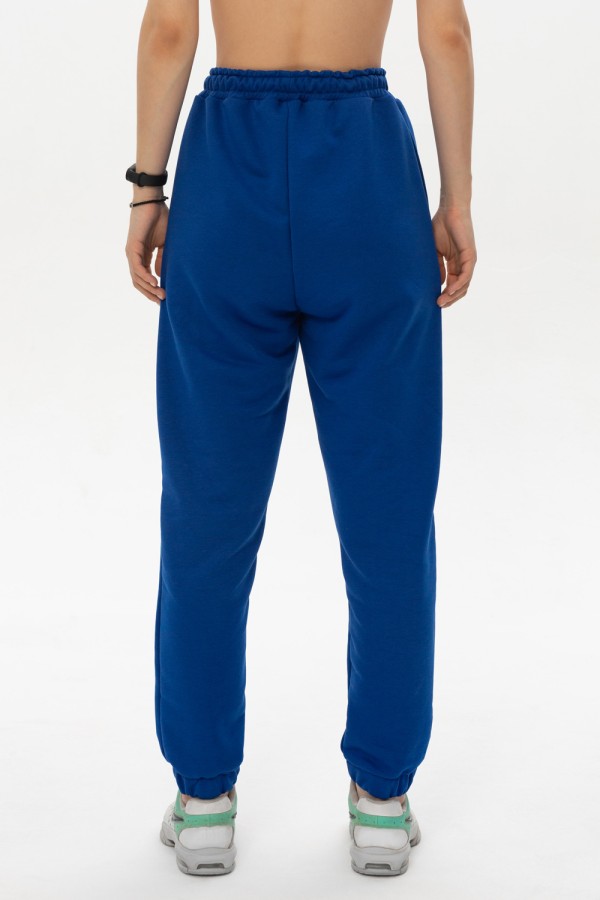 Женские спортивные брюки демисезонные ярко-синие (василек)   Магазин Толстовок Все худи толстовки свитшоты больших размеров