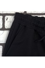 Черные мужские спортивные брюки трикотажные на лето   Магазин Толстовок МУЖСКИЕ Спортивные брюки летние 240гр/м.кв 