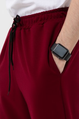 Легкие брюки с карманами на резинке заказать оптом от производителя. Пошив под заказ в вашем цвете. Премиум качество, 80% хлопок 20% полиэстер. Спо...