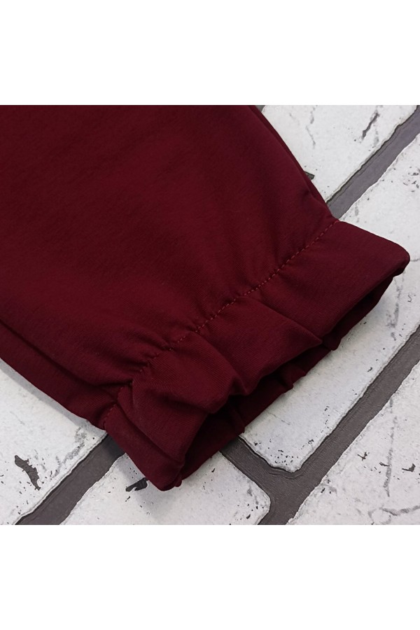 Бордовые мужские спортивные брюки трикотажные на лето   Магазин Толстовок МУЖСКИЕ Спортивные брюки летние 240гр/м.кв 