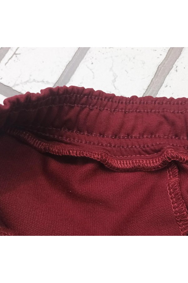 Бордовые мужские спортивные брюки трикотажные на лето   Магазин Толстовок МУЖСКИЕ Спортивные брюки летние 240гр/м.кв 