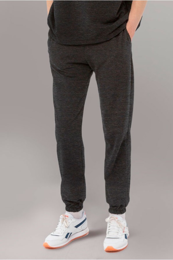 Мужские спортивные брюки летние тёмно-серые меланж оттенок антрацит   Магазин Толстовок МУЖСКИЕ Спортивные брюки летние 240гр/м.кв 