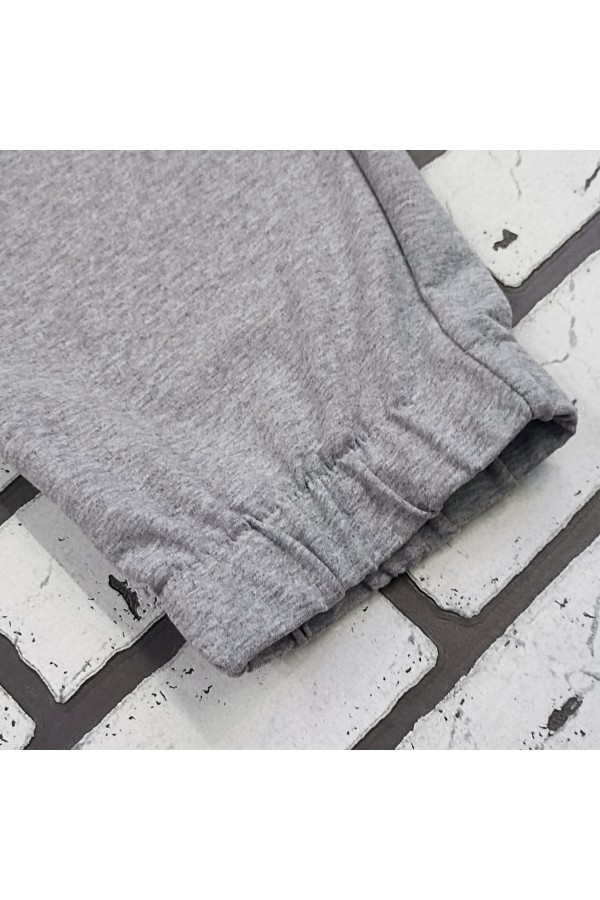 Серые мужские спортивные брюки трикотажные на лето   Магазин Толстовок МУЖСКИЕ Спортивные брюки летние 240гр/м.кв 