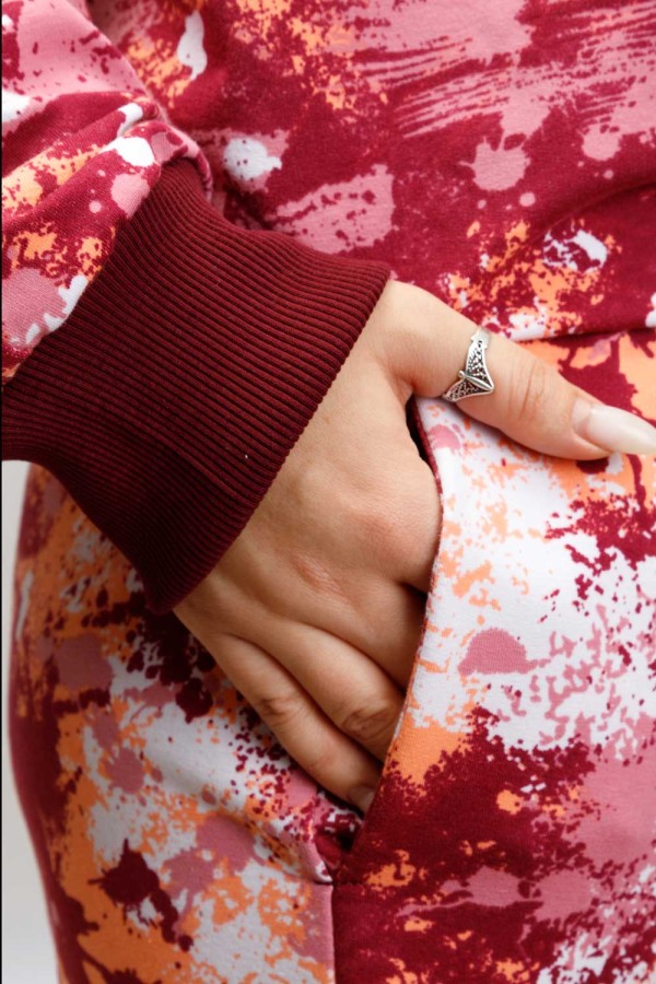 Джоггеры женские с принтом Акварель летние   Магазин Толстовок FlySky - джоггеры на лето тонкие