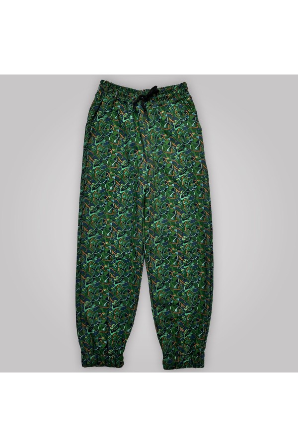 Джоггеры летние женские с принтом Green forest joggers green forest summer woman S-40-42-Woman-(Женский) Джоггеры летние женские с принтом Green forest