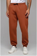  Premium sports pants camel camel man XS-44-Unisex-(Мужской)    Мужские спортивные брюки терракотовые утепленные зимние 320гр 