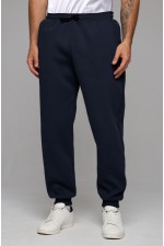  Premium sports pants dark blue XS-44-Unisex-(Мужской)    Мужские спортивные брюки темно-синие утепленные зимние 330гр 