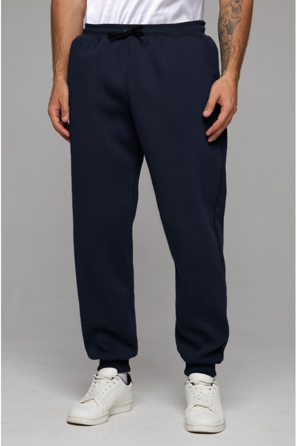  Premium sports pants dark blue XS-44-Unisex-(Мужской)    Мужские спортивные брюки темно-синие утепленные зимние 330гр 