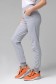  Jogger lite gray S-40-42-Woman-(Женский)    Серые женские спортивные брюки трикотажные на лето 